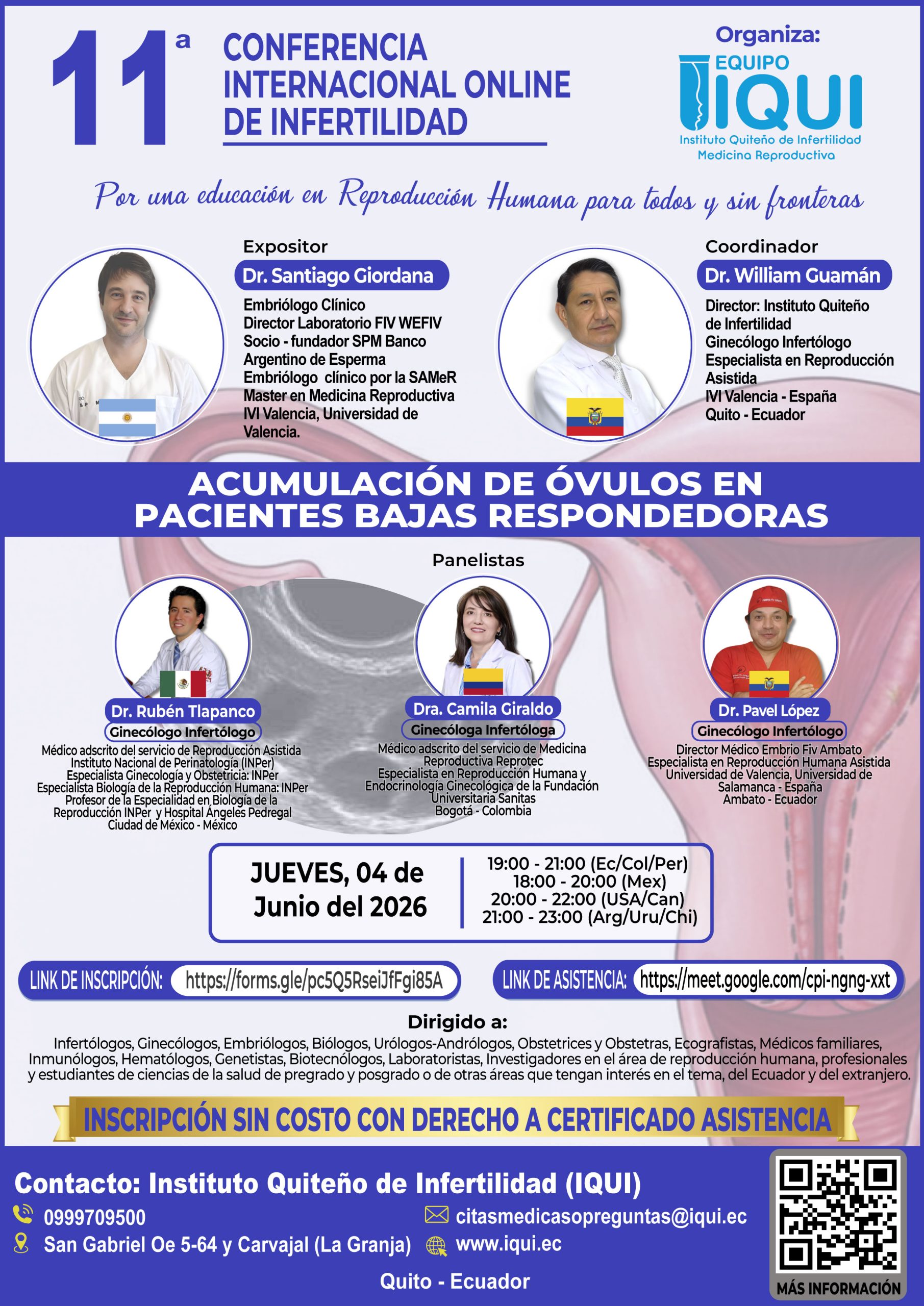11a Conferencia Internacional de Infertilidad